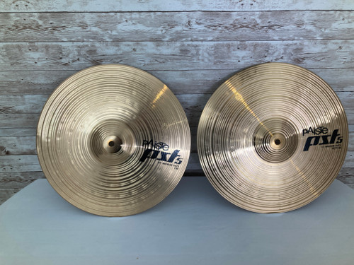 Used Paiste 14 PST5 MEDIUM HI HATS Cymbals 41112-S000097213