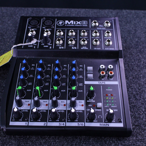 Used Mackie MIX 8 W/ PWR Mixing Console 40123-S000130370