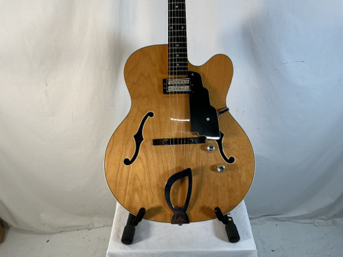Used De Armond X-135 Semi-Hollow Electric Guitar Natural 6-String 40012-S000302841