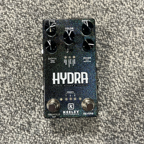 Used KEELEY HYDRA STEREO REVERB AND TREMOLO Guitar Pedal 41106-S000093842