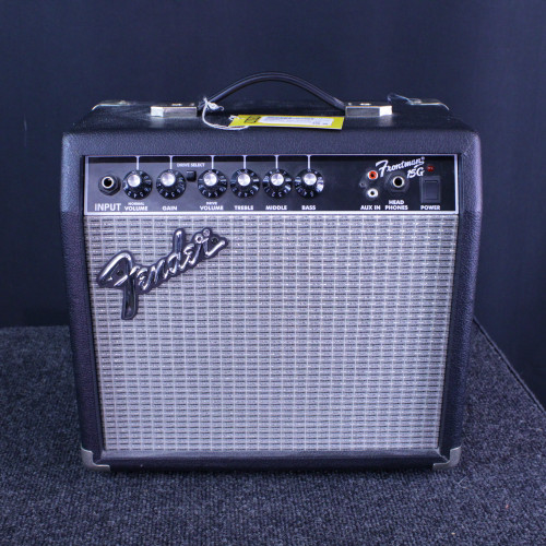 Vist Large View of Product Image Which is Used Fender FRONTMAN 15G GUITAR AMP 1 x 8 Solid State Amplifier 1 x 8 40123-S000130386