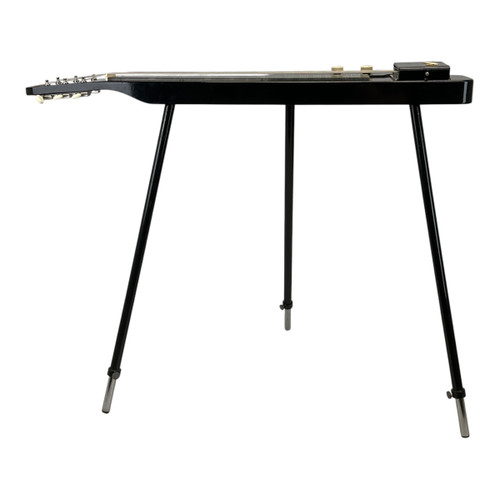 Vintage Supro Jet Airliner Lapsteel Tuxedo Electric Guitar Black 6-String 41117-S000050912