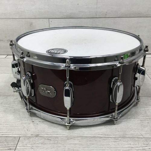 Used Tama 5.5"x14" Birch Mahogany Stain Wood Snare Drum 40051-S000115181