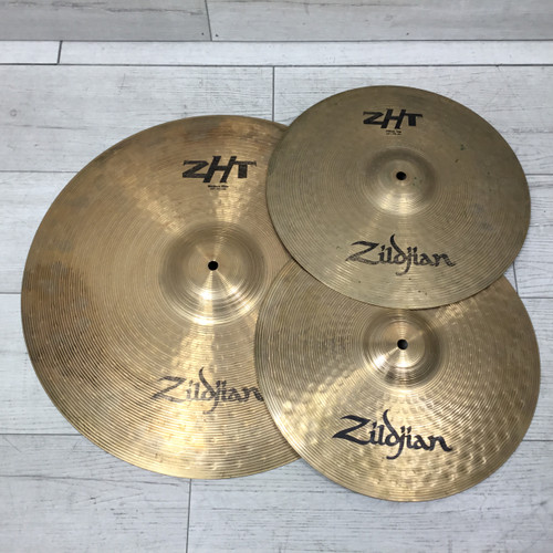 Used Zildjian ZHT Beginner Set 14" HH's 20" Med Ride 40051-S000115182