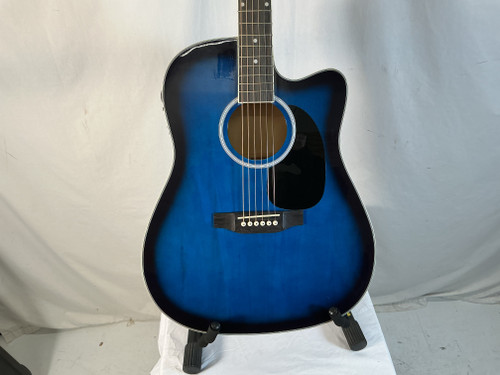 Used BEST CHOICE ACOUSTIC ELECTRIC Laminate Top Acoustic Guitar Blue 40012-S000302891
