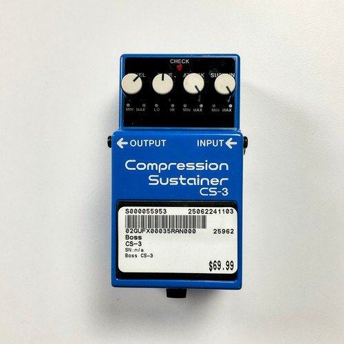 Used Boss CS-3 Compressor Pedal 41103-S000055953