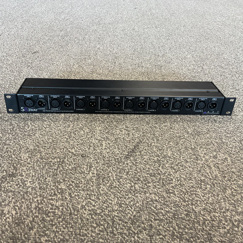Used ART S8 3-WAY 8-CHANNEL MICROPHONE SPLITTER 41106-S000093884