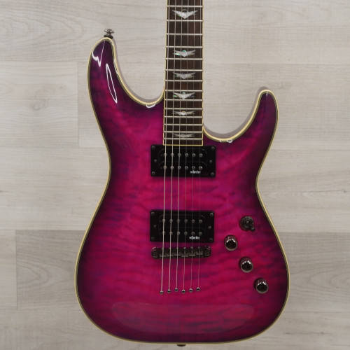 Used Schecter Omen EXTREME-6 Electric Guitar Purple 40015-S000327830