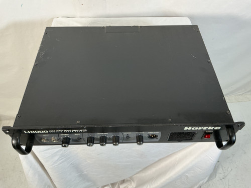 Used Hartke LH1000 Rackmount Bass Amplifier Head 40012-S000302971