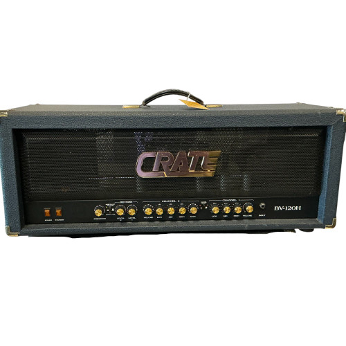 Used Crate BV-120H Tube Guitar Amplifier Head 40009-S000306242