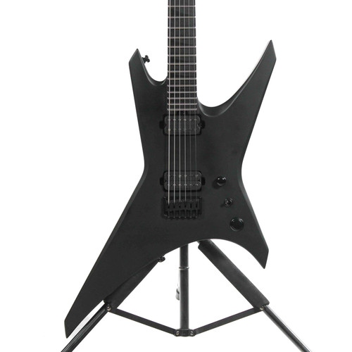 Used Jackson PRO PLUS WARRIOR HT6 BARITONE Modern Metal Electric Guitar Black 6-String