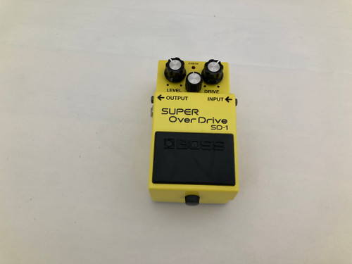 Used Boss SD-1 OVERDRIVE Pedal 41112-S000097299