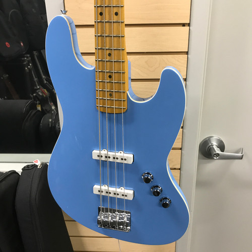 Used Fender MIJ AERODYNE SPECIAL JAZZ BASS J Type Bass Guitar Blue 4-String 41125-S000039292