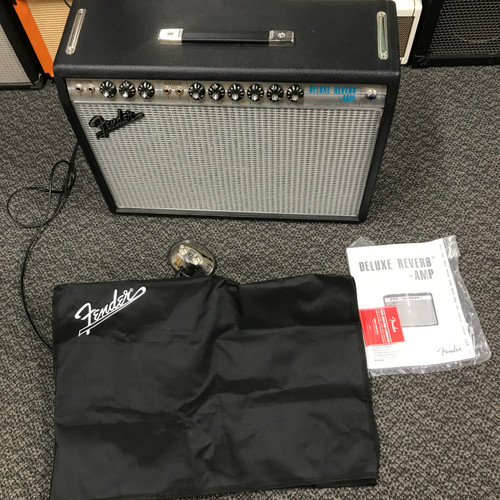 Used Fender 68 CUSTOM DELUXE REVERB REISSUE 1 x 12 Tube Combo Amplifier 1 x 12 41125-S000039293
