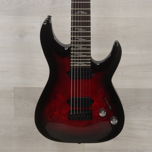 Used Schecter Omen ELITE-7 Electric Guitar Red 40015-S000327861