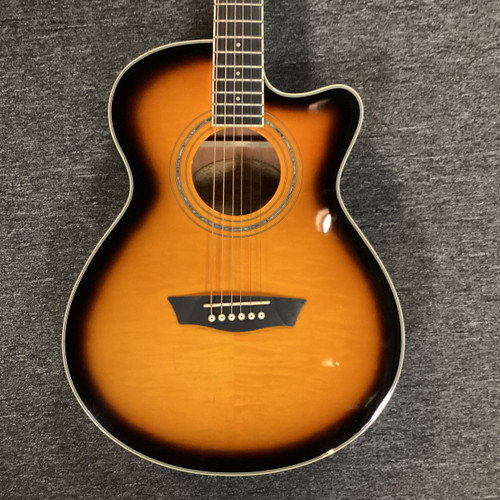 Used Washburn EA15ATB Laminate Top Acoustic Guitar Sunburst 40111-S000187618