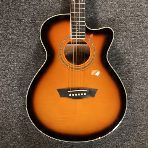 Used Washburn EA15ATB Laminate Top Acoustic Guitar Sunburst 40111-S000187616