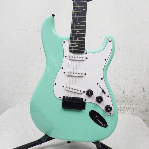 Used Lyx Pro S Type Electric Guitar Green 40042-S000258649