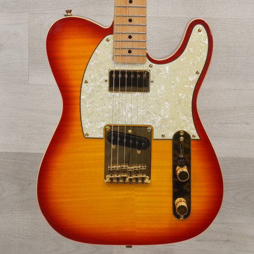 Used Jay Turser Lt Deluxe Electric Guitar Cherry Burst 40015-S000327869