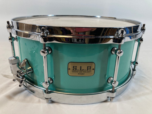 Used Tama SLP FAT SPRUCE Snare Drum 41127-S000057480
