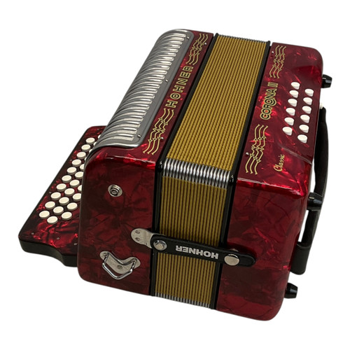 Used Hohner CORONA II Accordion 41117-S000050975