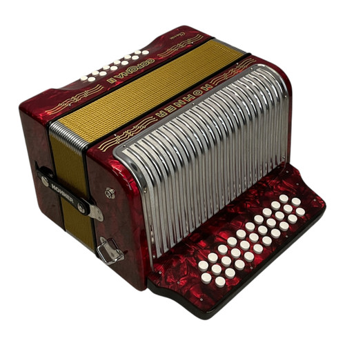 Used Hohner Corona II Accordion 41117-S000050975