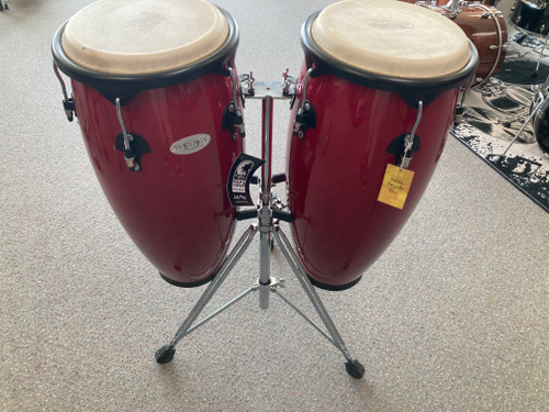 Used Toca SYNERGY CONGA PAIR WITH STANDS  41112-S000097304