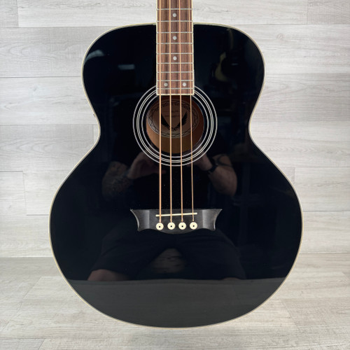 Used Dean EAB CBK Acoustic-electric Bass Guitar - Classic Black - Gig Bag Included 40112-S000178300