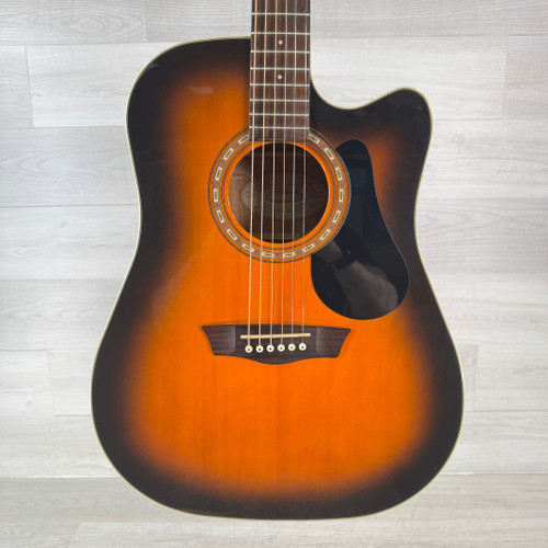 Used Washburn WD7SCE Acoustic Guitar - Sunburst 40112-S000178310