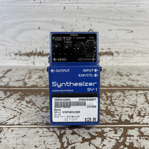 Used - Boss SY-1 SYNTHESIZER Pedal 40087-S000232052