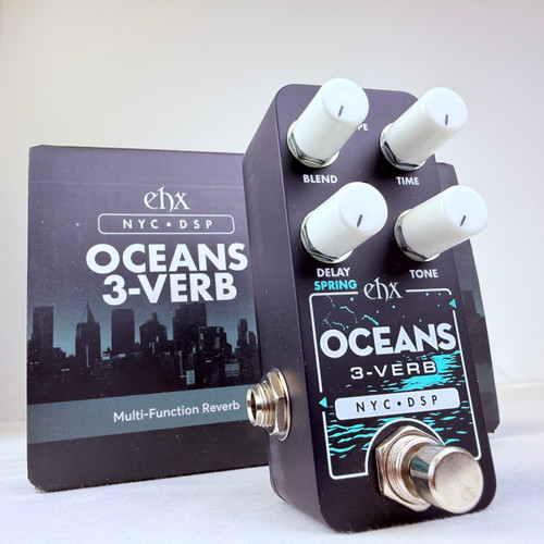 New Electro-Harmonix Oceans 3-Verb Reverb Pedal 41121-NS-PICOOCEANS3