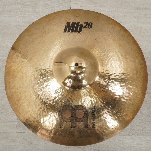 Used Meinl 22" MB20 Heavy Bell Ride Cymbal 40015-S000327944