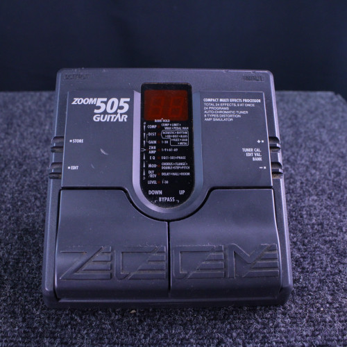 Vist Large View of Product Image Which is Used Zoom 505 GUITAR MULTI FX PEDAL Vintage Guitar Effects Pedal 40123-S000130546