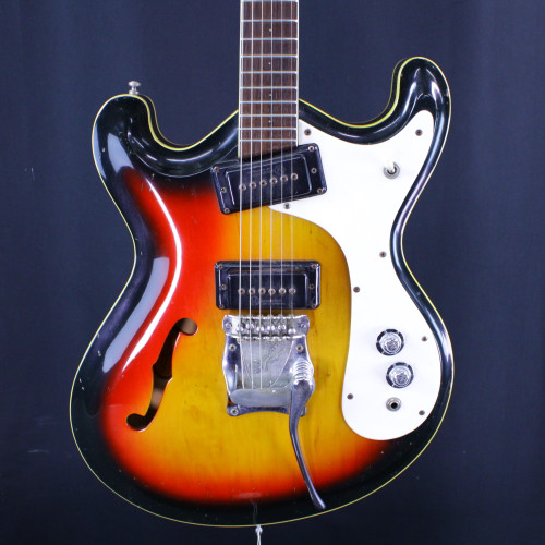 Vist Large View of Product Image Which is Used Mosrite COMBO 6 GUITAR 1960S Semi-Hollow Electric Guitar Sunburst 6-String 40123-S000130549