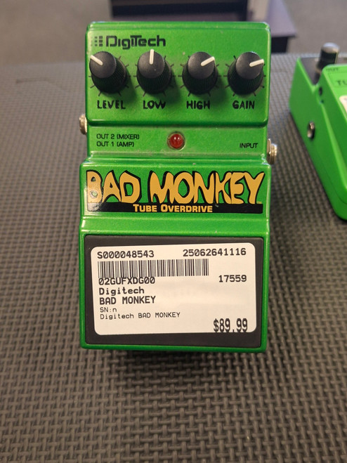 Used Digitech BAD MONKEY Guitar Effect 41116-S000048543