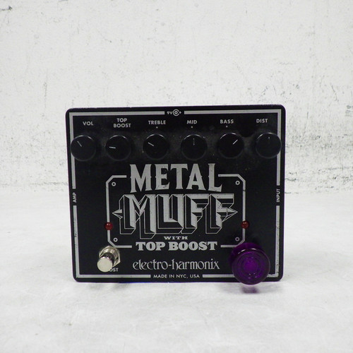 Used Electro Harmonix Metal Muff with Top Boost Distortion Pedal 40042-S000258756
