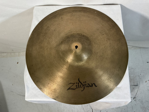 Used Zildjian AS IS 20 IN ROCK RIDE KEYHOLED Ride Cymbal 20" 40012-S000303123