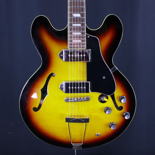 Vist Large View of Product Image Which is Used Epiphone CASINO 2022 W/LOLLAR PUPS Semi-Hollow Electric Guitar Sunburst 6-String 40123-S000130558