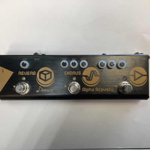 Used Donner ALPHA ACOUSTIC Multi-FX Pedal 40111-S000187658