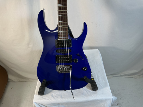 Used Ibanez GRG 170 DX S Type Electric Guitar Blue 6-String 40012-S000303206