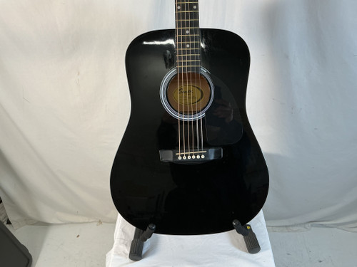 Used Squier SA-150 Laminate Top Acoustic Guitar Black 40012-S000303207