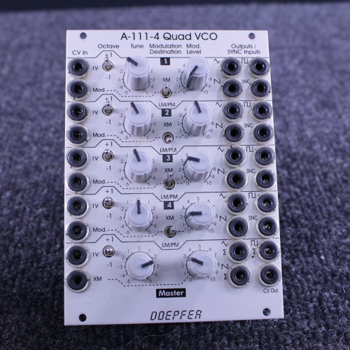 Vist Large View of Product Image Which is Used Doepfer A-111-4 QUAD VCO EURORACK SYNTH Rackmount Synthesizer Rackmount 40123-S000130581