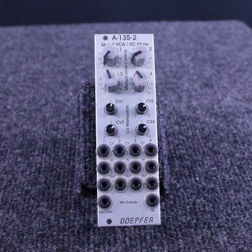 Vist Large View of Product Image Which is Used Doepfer A-135-2 QUAD VCR/MIXER EURORACK SYNTH Modular Synthesizer Rackmount 40123-S000130582