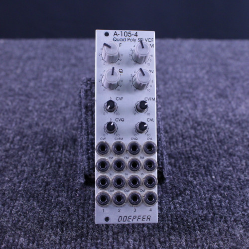Vist Large View of Product Image Which is Used Doepfer A-105-4 QUAD VCF EURORACK SYNTH Modular Synthesizer Rackmount 40123-S000130583