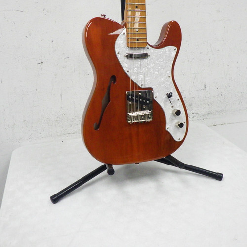 Used Squier Classic Vibe 60s Thinline Telecaster Electric Guitar Amber 40042-S000258816