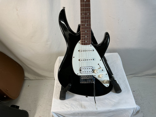 Used Carlo Robelli HSS OFFSET STRAT Offset Double Cutaway Electric Guitar Black 6-String 40012-S000303270