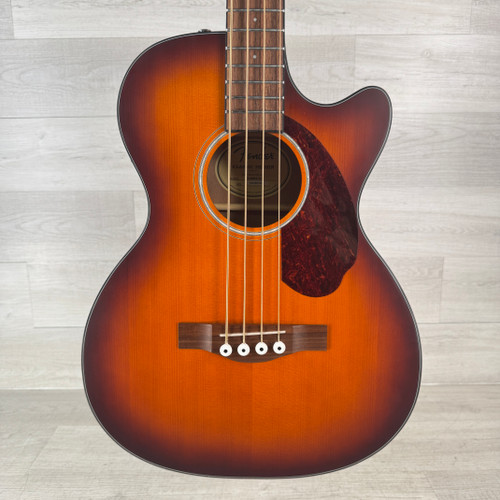 Used Fender CB-60SCE Acoustic-electric Bass Guitar - Aged Cognac Burst 40112-S000178382