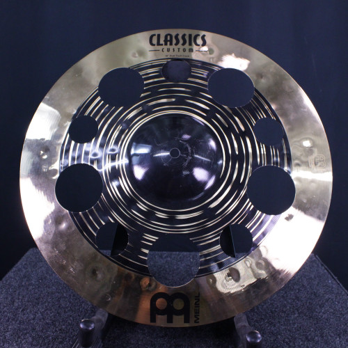 Vist Large View of Product Image Which is Used Meinl 18 CLASSIC CUSTOM DUAL TRASH CRASH Crash Cymbal 18" 40123-S000130633