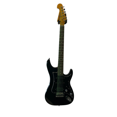 Used Washburn SONAMASTER S Type Electric Guitar Black 6-String 40009-S000306445