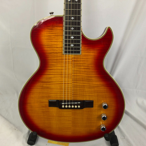 Used Washburn SBF-80 Laminate Top Acoustic Guitar Cherry Sunburst 6-String 41128-S000106341